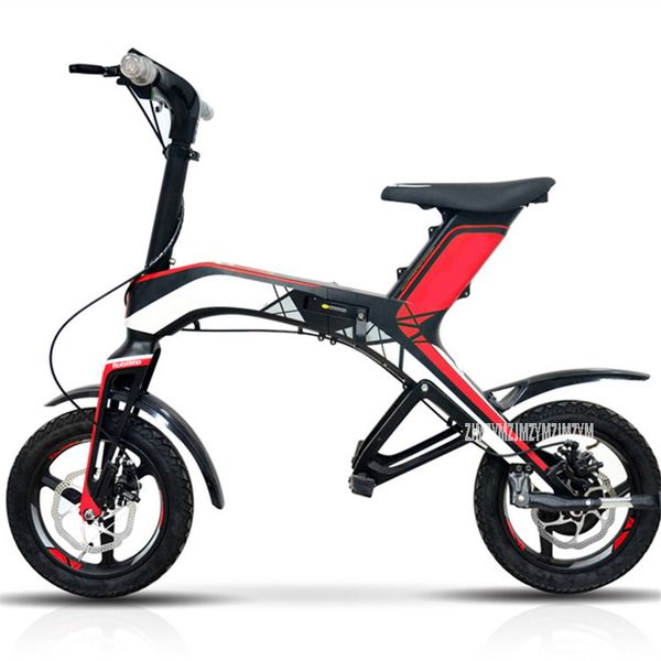 

electric bike mini folding smart bluetooth speaker 7ah 48v 300w red/blue aluminum alloy 20km/h city/road/mountain e-bike, Silver;blue
