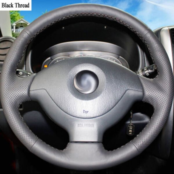 

new diy sewing-on leather steering wheel cover exact fit for suzuki jimny