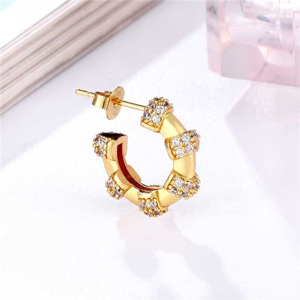 

hoop & huggie studs colorful women big drop earrings circle round statement female fashion jewelry hanging 2021 mujer accessories, Golden;silver