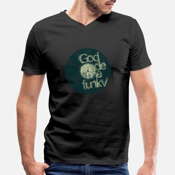 

god made me funky 12 inch dd01 t shirt men character short sleeve round collar clothing gift fashion summer natural shirt