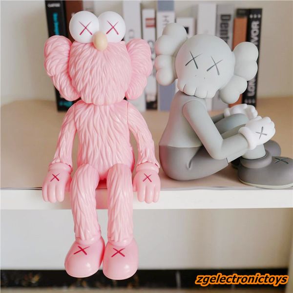 

37cm and 25cm originalfake changsha sesame street kaws companion original box kaws trend action figure model decorations toys gift