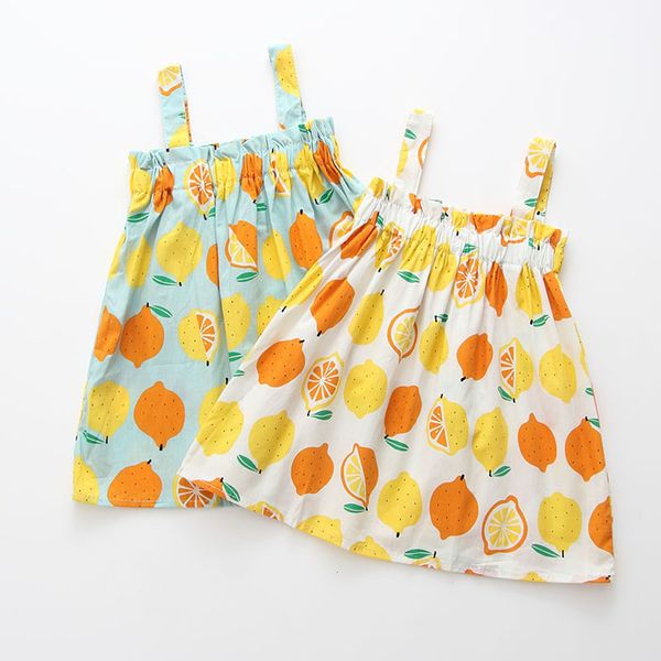 

excelent clearance new summer babys dress toddler infant baby girls lemon print sleeveless strap princess dresses outfits z0207