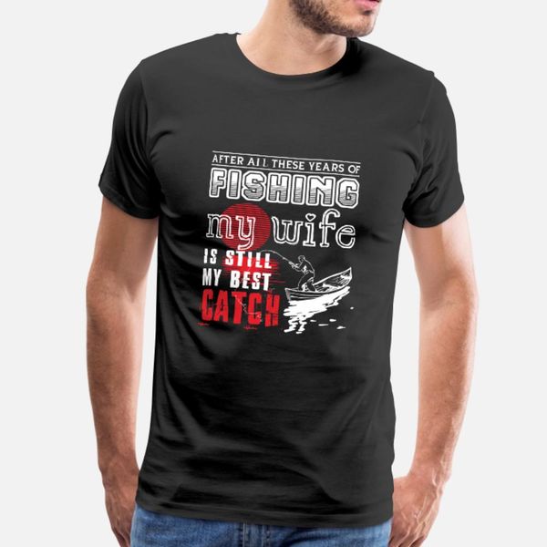 

fishing fishing with my wife t shirt men designs 100% cotton plus size 3xl clothes loose new fashion spring autumn natural shirt, White;black