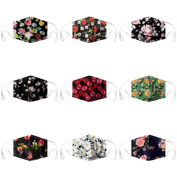 

new sun prection mask female printed uv prection mask summer thin dustproof breathable clean easy to breathe#226, Black