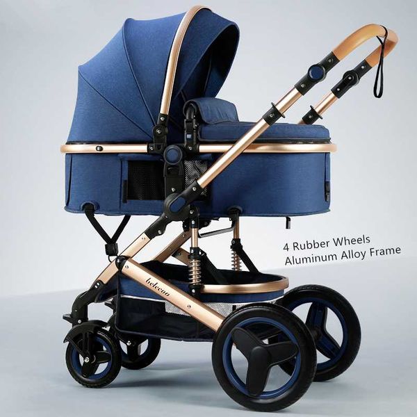 

belecoo lightweight luxury детская коляска 3 в 1 портативный высокий ландшафтной реверсивный прогулочная коляска hot mom pink travel pram