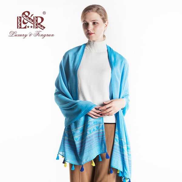 

cotton women scarf stripped soft vintage scarves tassel stole winter shawl female bandana foulard cachecol, Blue;gray