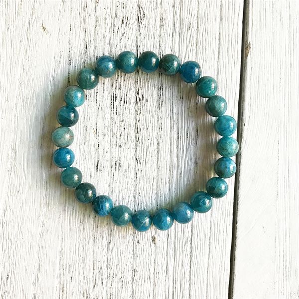 

drop shipping natural apatite bracelet blue yoga mala bracelets healing jewelry advanced jades bracelet gift for friend, Black