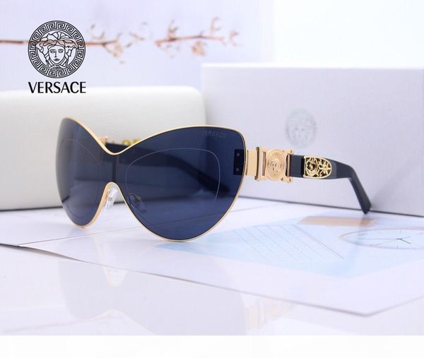 

fashion women new oversized square sunglasses men 2019 brand luxury rimless sun glasses women windproof visor goggles eyewear uv400 w87, White;black