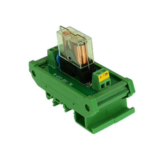 

din rail mount relay module amplified control solid state high level for omron