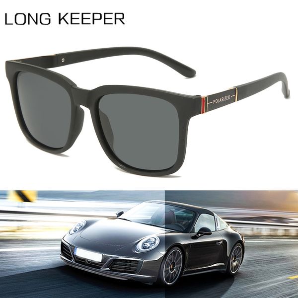 

2020 new polarized sunglasses men tr90 frame brand designer driving sun glasses male driver safety oculos uv400 high quality, White;black