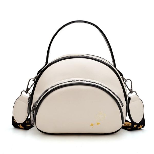 

fashion girl shoulder bags pu women crossbody three layers small handbag leather