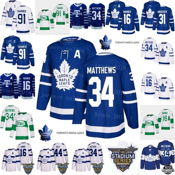 

toronto maple leafs jersey 91 john tavares c patch 34 auston matthew 16 mitchell marner 31 frederik andersen 44 morgan rielly hockey jerseys, Black;red