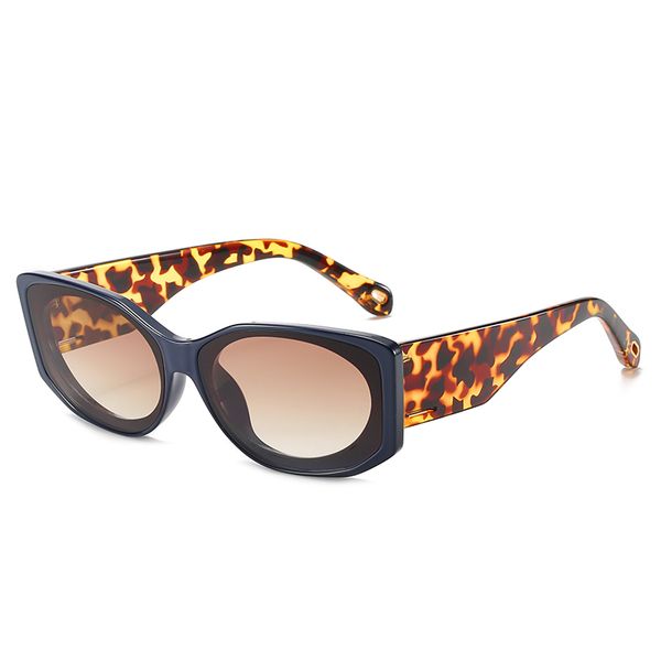 

2020 new fashion square sunglasses women, White;black