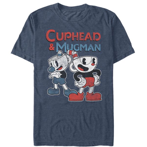 

cuphead retro friend mugman mens graphic t shirt harajuku summer 2018 tshirt