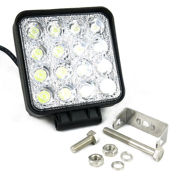 

work light led car spot light beam square off-road lamp light fog lighting exterior for boat/truck