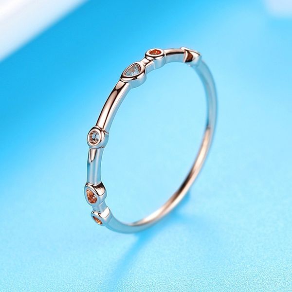 

wedding rings exquisite silver color zircon hollow ring bridal engagement accessories valentine's day jewelry gift, Slivery;golden
