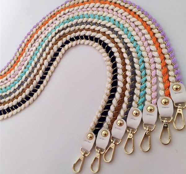 

diy bag strap handle detachable repalcement belts handle for handbag strap 9 colors bag accessories parts 100cm, Black