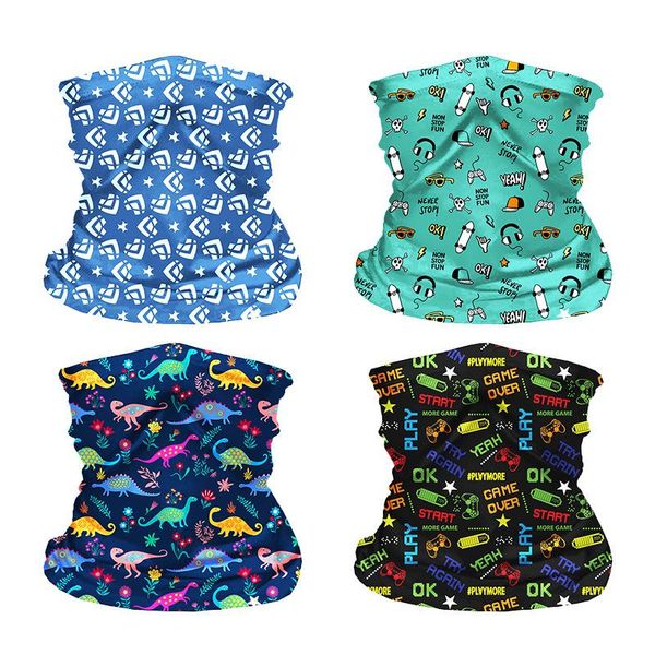 

dinosaur washcloth boy girl kid protective mask sport riding mask equipped with filter element pm2.5 meltblown cloth filter dhc1373