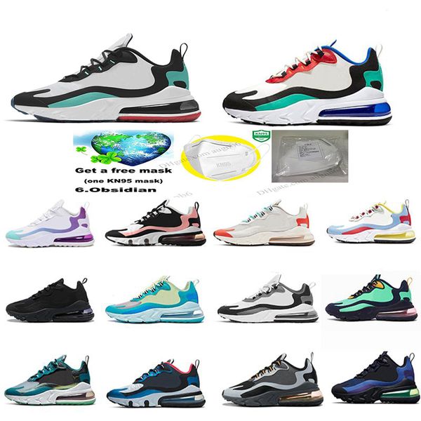 

2020 react 270 men's and women's running shoes travis bauhaus raed 270s summer gradient white gradient men's and women's