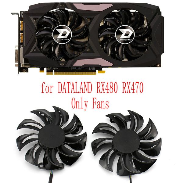 

original for dataland rx480 rx470 580 470d graphics card cooling fan ga92b2u