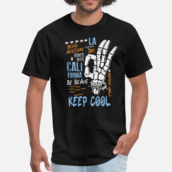 

california be brave t shirt men printed 100% cotton o neck slim gift basic summer style formal shirt