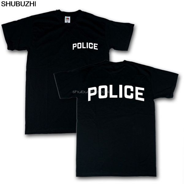 

new men fashion popular style man police schwarz fur karneval und fasching 100% baum wolle personalized t shirts sbz5461