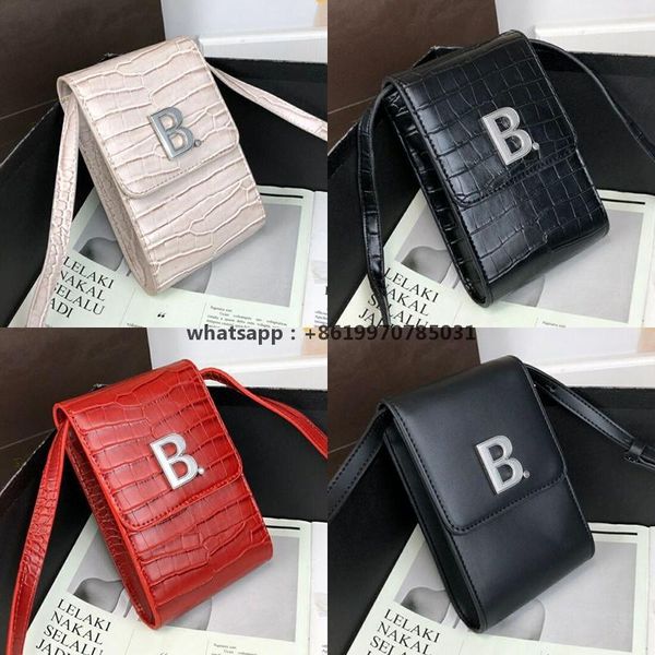 

mobile phone bag women new vertical section fashion luxury designer backpack platform shoulder slung simple chain bag leather mini handbag