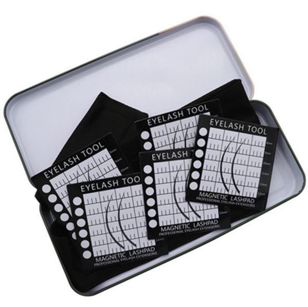 

100boxes eyelash extension grafting eyelashes headband and magnetic suspension pad eyelash pallet stand holder new