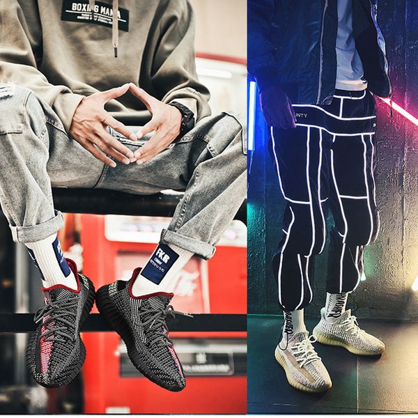 

2021 asriel israfil oreo desert sage earth static cinder tail light bred kanye west designer shoes men women sneakers, Black