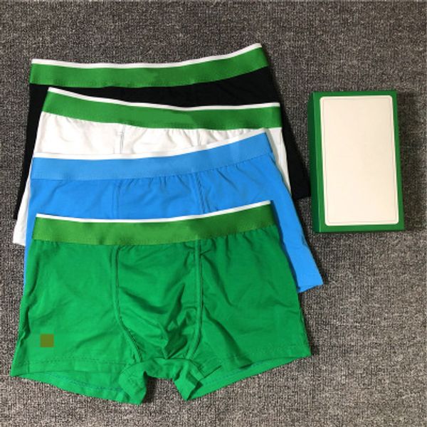 

2020 new mens designer boxers luxury men fashion casual underwear quality brand underpants for male 5 colors size -2xl 3 pairs one box, Black;white