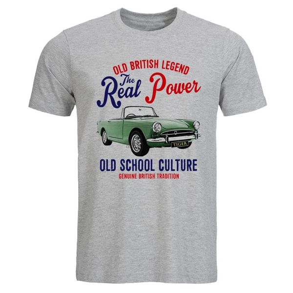 

vintage inspired british car sunbeam tiger mens t-shirt graphic tee xxxl
