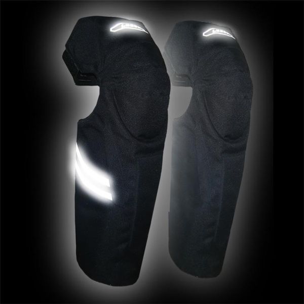 

winter ce thickened motocross knee pads motorcycle cycling knee protector pad winter skiing sports guard adjustable belt kneepad