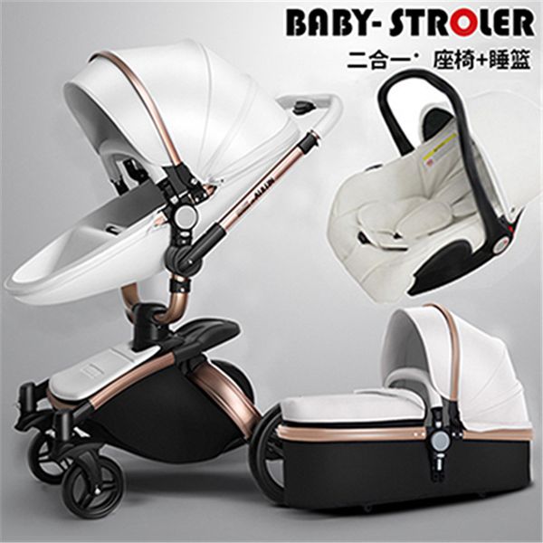 

europe 3 in 1 baby strollers and sleeping basket newborn baby carriage 0~36 months pram