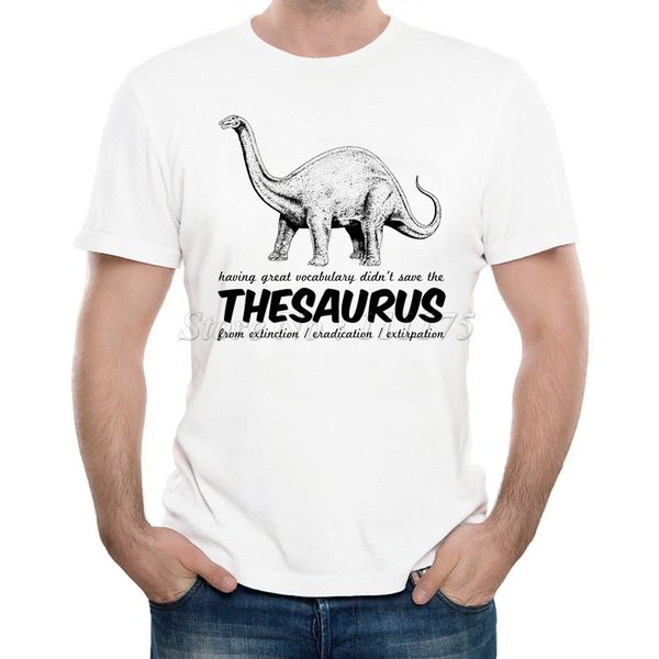 

2019 men's new fashion printed dinosaur t shirt summer cool design soft short sleeve tee