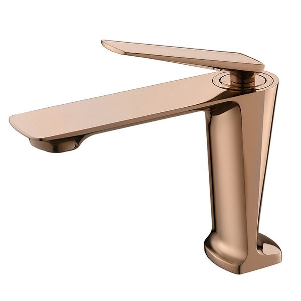 

rose gold basin faucet bathroom