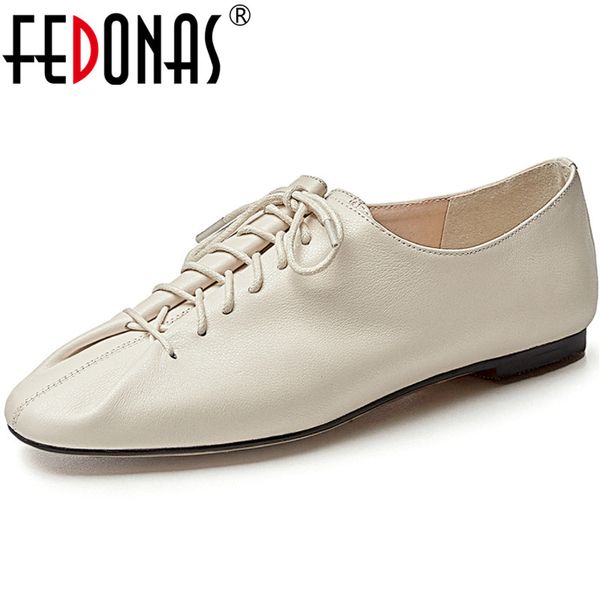 

fedonas cross tied round toe loafers women's flat shoes shallow lace up autumn low heels shoes casual office lady woman, Black