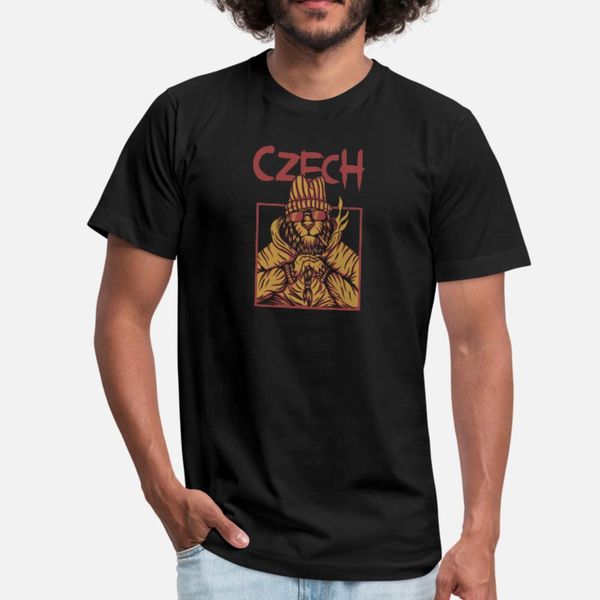 

czech t shirt men create tee shirt o-neck solid color crazy building summer original shirt