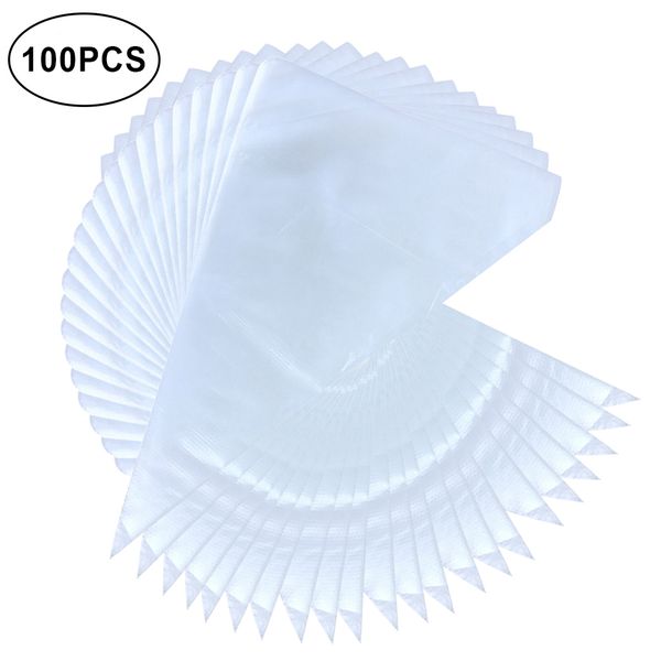

100pcs thickened large piping bags pe disposable safe durable pastry bags