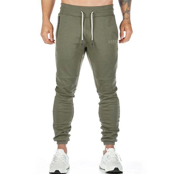 

2020 men's cotton casual pants slim straight beam mouth guard pants men's multi-pocket training sports jogging, Black