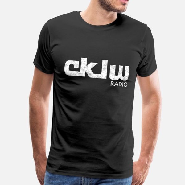 

cklw detroit vintage radio t shirt men character short sleeve o-neck clothes loose new style summer style cool shirt