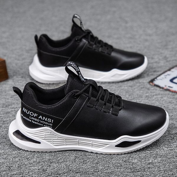

new fashion sneakers men's casual shoes male sneaker breathable slip on flats man footwears sapato masculino comfortable shoes, Black
