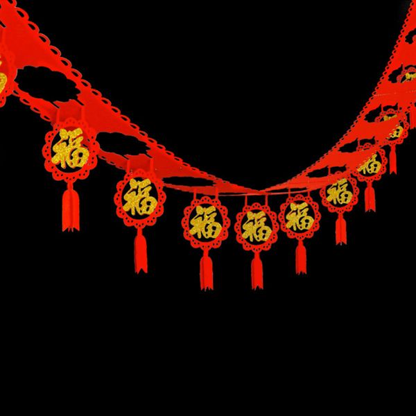 

supplies props lahuala banner chinese new year spring festival opening non-woven