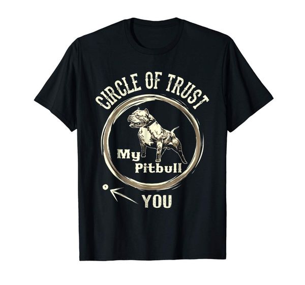 

2019 new fashion brand clothing circleoftrustmypitbullyoutshirtt-shirt