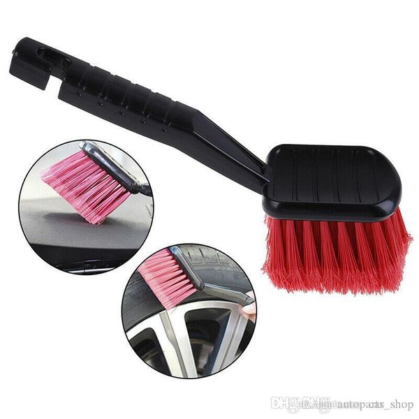 

car wheel brush tire cleaner with handle auto detailing motorcycle cleaning