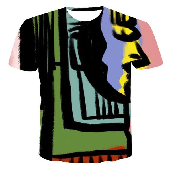 

creativity skull new anime print the 3d print shirts comics harajuku horror men clothing