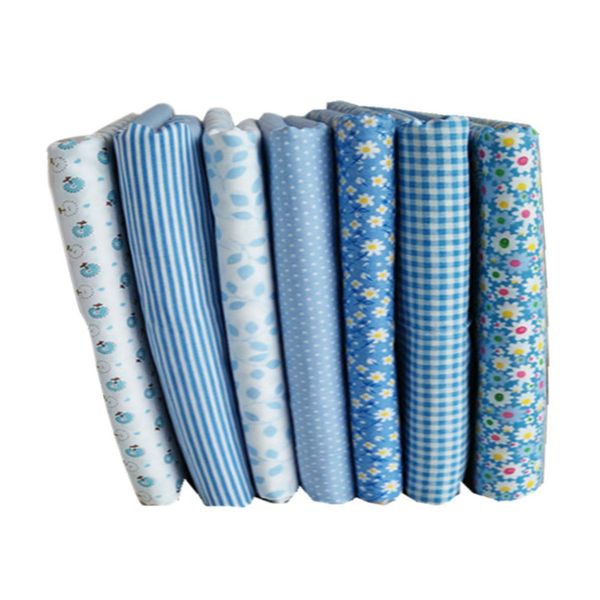 

7pcs/set handmade accessories 25x25cm quilting doll cloth diy sewing fabric