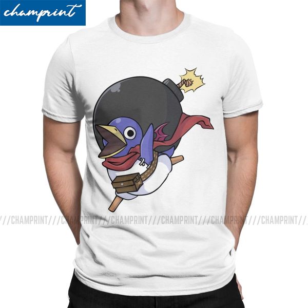 

novelty prinny disgaea t-shirts men cotton t shirts dood penguin video game short sleeve tee shirt birthday present clothing