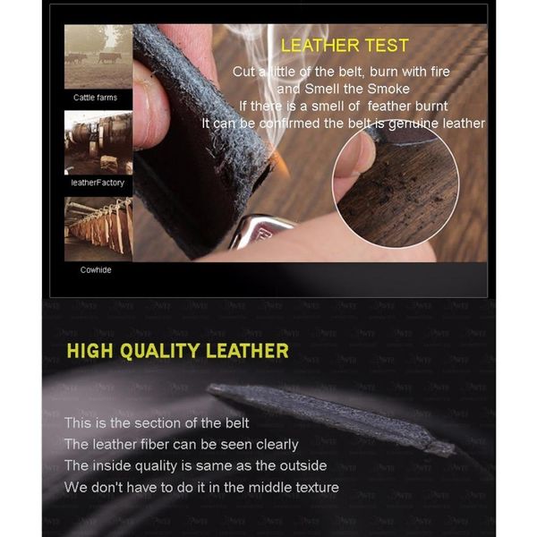 

flmb]genuine leather men s simple belt fashion designer business new belt jaguar pattern decorative alloy automatic buckle01, Black;brown
