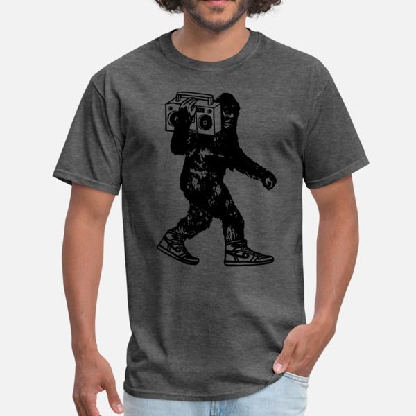 

stereo bigfoot смешных sasquatch vintage hip hop jam тенниска мужчины печать с коротким рукавом вокруг шеи письмо интересной аутентичных сем