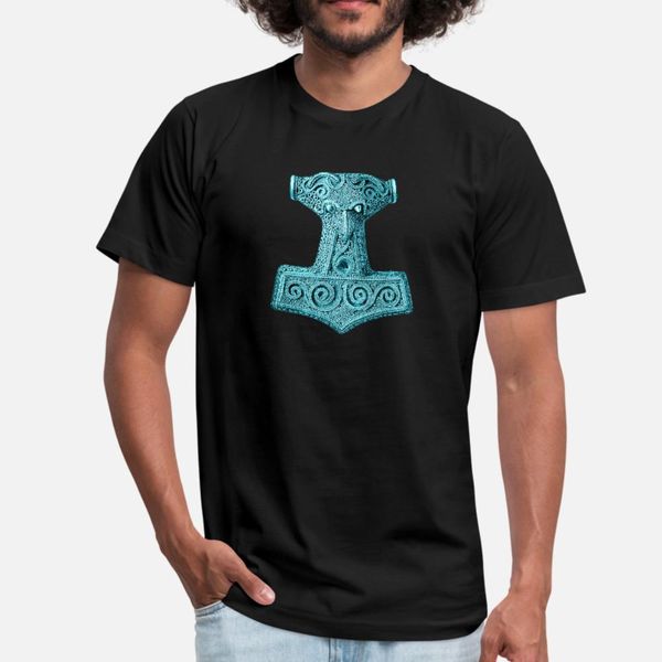 

original thors hammer asgard odin mjolnir t shirt men customize cotton euro size s-3xl fit cute funny spring autumn normal shirt